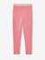 Meisjes legging met iriserende riem gemêleerd grijs+MARINE GRIJS+oudroze+ZWART - vertbaudet enfant 