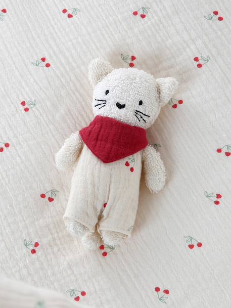 Meegroei speelmat met bogen en rand BABYLON beige+rood+sinaasappel+wit - vertbaudet enfant 