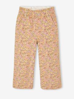 -Pantalon fille large imprimé 