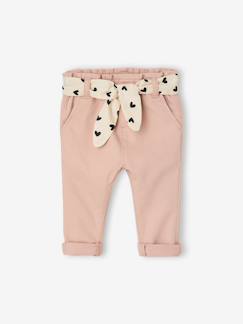-Pantalon paperbag bébé avec ceinture