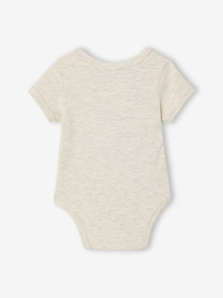 Set van 5 body's baby korte mouwen ecru - vertbaudet enfant 