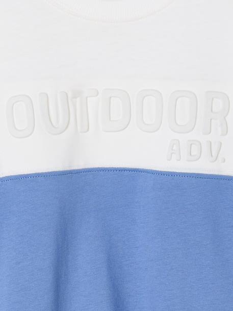 T-shirt met lange mouwen voor jongens blauw - vertbaudet enfant 