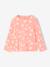 Lot de 3 t-shirts fille fantaisie manches longues anthracite+bleu grisé+corail+écru+indigo+mauve - vertbaudet enfant 