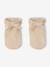 Coffret ensemble bébé fille tricot 3 pièces beige chiné - vertbaudet enfant 