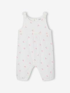 -Combinaison bébé naissance en gaze de coton