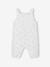 Combinaison bébé naissance en gaze de coton beige+écru+tilleul imprimé - vertbaudet enfant 