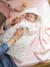 Nid d'ange enveloppant en coton beige imprimé+blanc+bleu glacier+bleu grisé+imprimé grenier+vanille - vertbaudet enfant 