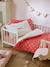 Bedovertrekset + kussensloop MON CÂ¼UR roze, bedrukt - vertbaudet enfant 