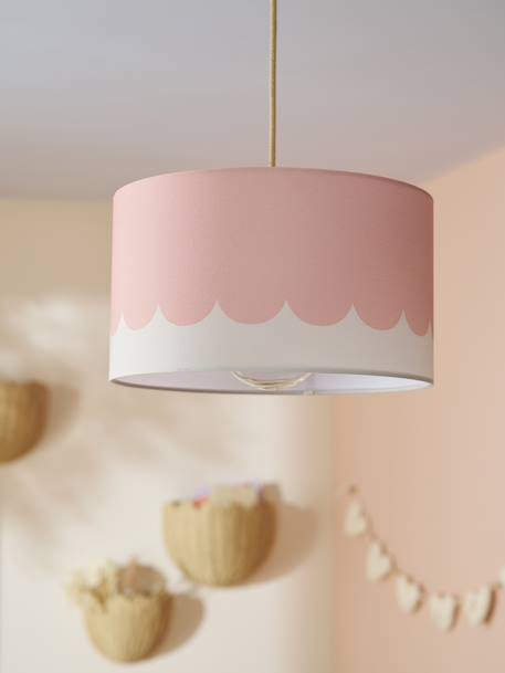 Lampenkap voor hanglamp Festons lichtroze - vertbaudet enfant 