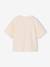 T-shirt manches courtes fille écru+kaki - vertbaudet enfant 