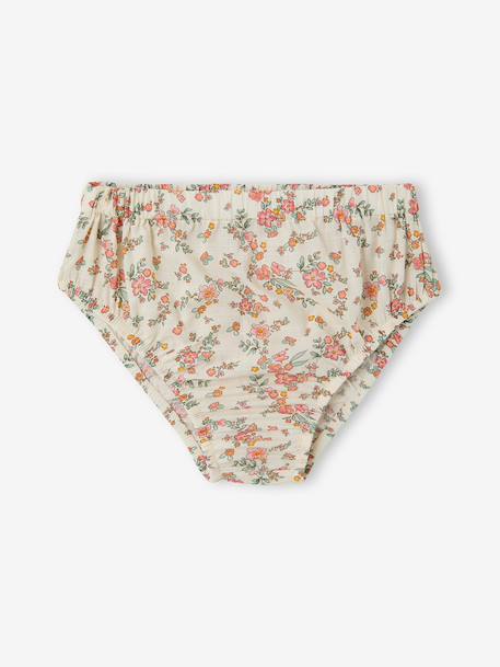 Babyset met jurk slip en haarband ecru - vertbaudet enfant 
