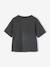 T-shirt fille imprimé manches courtes anthracite+beige+jaune pâle+sable - vertbaudet enfant 