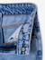 Jean large fille brodé bleu foncé+bleu jean+bleu moyen+denim bleached - vertbaudet enfant 