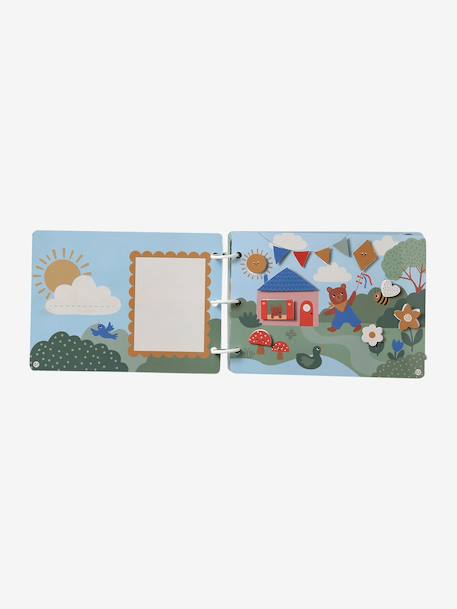 Boek met leerzame multi-activiteiten meerkleurig - vertbaudet enfant 