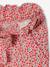 Pantalon fluide imprimé fleurs fille marine+rouge - vertbaudet enfant 