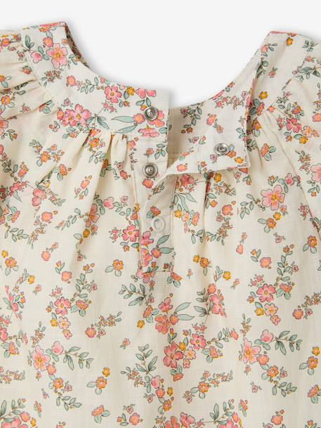 Babyset met jurk slip en haarband ecru - vertbaudet enfant 