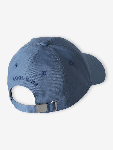 Casquette garçon en coton bleu moyen - vertbaudet enfant 