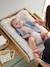 Verschoningsmatras VERTBAUDET  Leeuwen welp beige, bedrukt+ecru+groen, bedrukt+WIT GEDRUKTE - vertbaudet enfant 