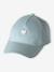 Casquette enfant fille coeur brodé bleu pâle+vert d'eau - vertbaudet enfant 