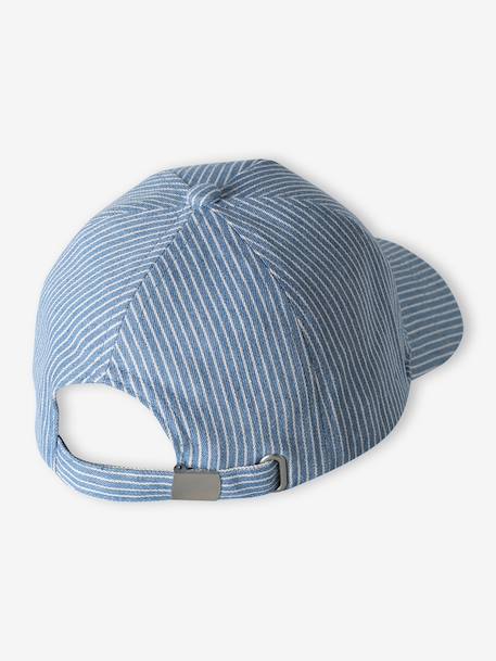 Verstelbare pet blauw, gestreept - vertbaudet enfant 