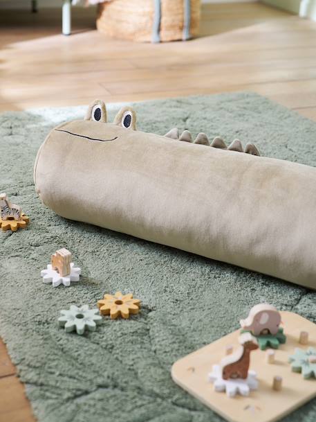 Traversin crocodile BAYOU vert - vertbaudet enfant 