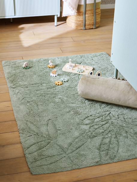 Tapis rectangle SAUVAGE vert - vertbaudet enfant 