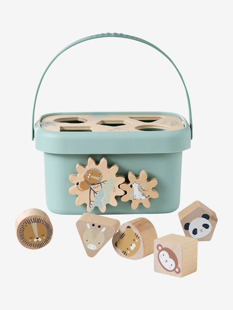 Vormenstoof van hout wit - vertbaudet enfant 