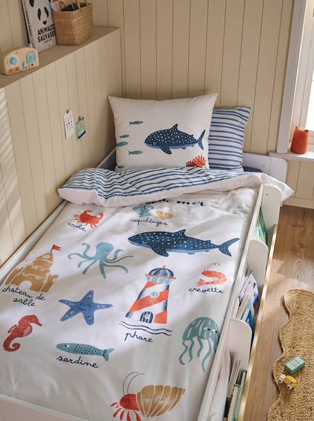 Evolutief kinderbed met opbergruimtes WAVY wit - vertbaudet enfant 