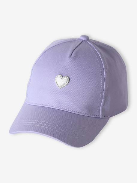 Casquette enfant fille coeur brodé  - vertbaudet enfant