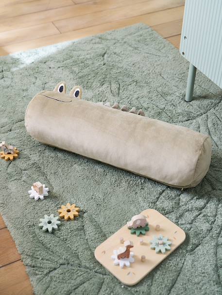 Traversin crocodile BAYOU vert - vertbaudet enfant 