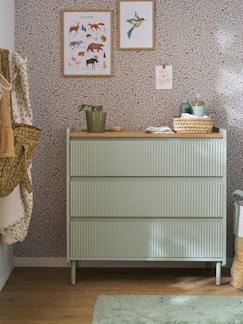 -Commode 3 tiroirs Cannelé 42 cm