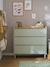 Commode 3 tiroirs Cannelé 42 cm vert - vertbaudet enfant 