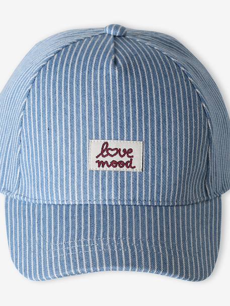 Verstelbare pet blauw, gestreept - vertbaudet enfant 