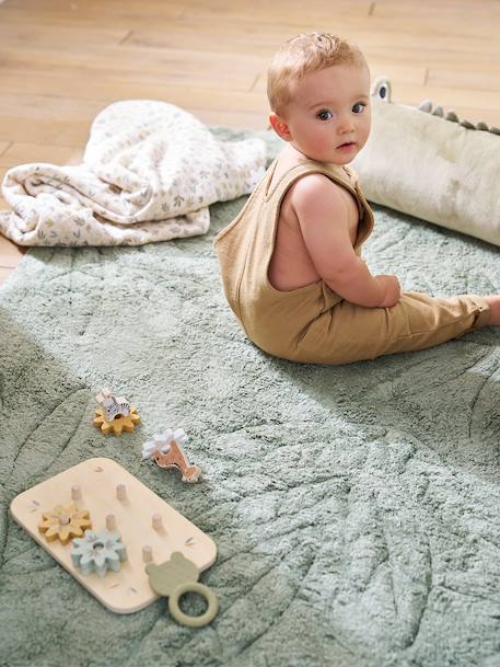 Tapis rectangle SAUVAGE vert - vertbaudet enfant 