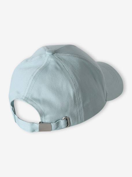 Casquette enfant fille coeur brodé bleu pâle+vert d'eau - vertbaudet enfant 