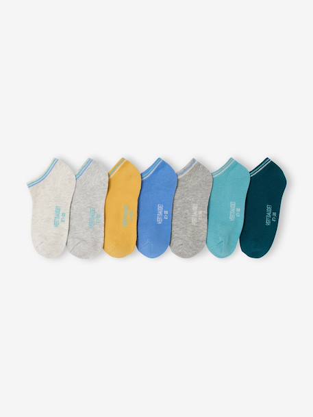 Lot de 7 paires de socquettes garçon bleu - vertbaudet enfant 