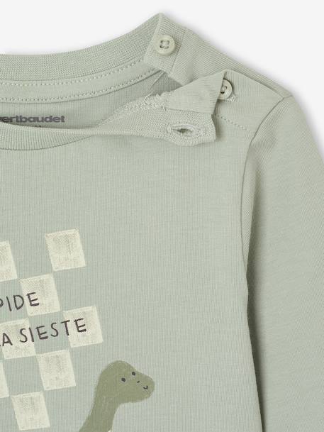 T-shirt fantaisie bébé garçon écru+pistache+vanille+vert d'eau - vertbaudet enfant 