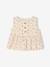 Ensemble top pantalon large bébé écru - vertbaudet enfant 