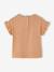 T-shirt met korte mouwen babygaren pecannoot - vertbaudet enfant 