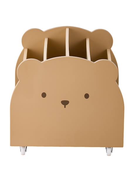 Kinderbibliotheek op wieltjes OURSON mokka - vertbaudet enfant 