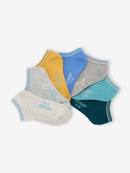 Lot de 7 paires de socquettes garçon bleu - vertbaudet enfant 