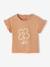 T-shirt met korte mouwen babygaren pecannoot - vertbaudet enfant 