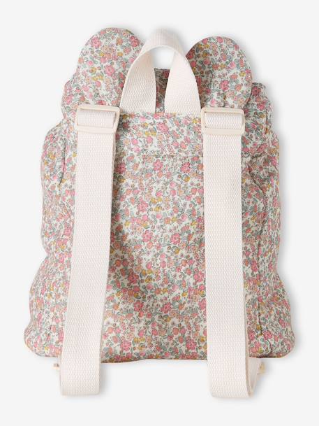 Sac à dos personnalisable en gaze de coton animation oreilles bleu nuit+multicolore+rose+rose poudré+vanille+vert sauge - vertbaudet enfant 