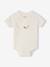 Lot 5 bodies manches courtes fleuris rose - vertbaudet enfant 