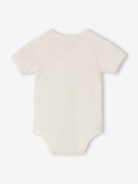 Lot 5 bodies manches courtes fleuris rose - vertbaudet enfant 