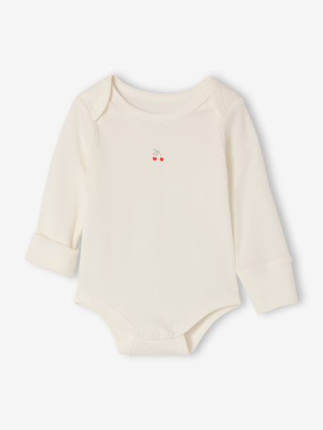Set body's met lange mouwen met kersen rood - vertbaudet enfant 