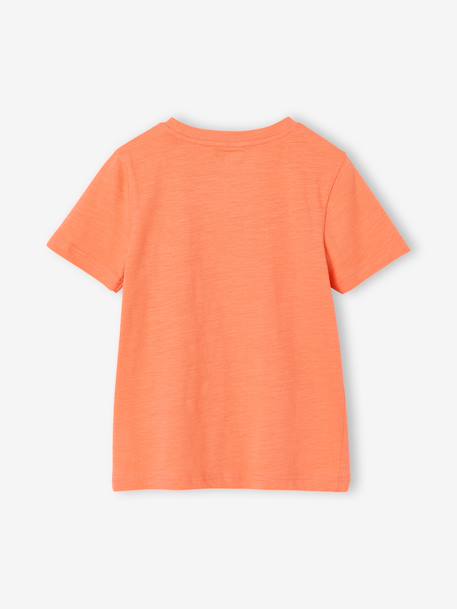 T-shirt garçon personnalisable manches courtes blanc+BLEU+mangue+rouge+sauge - vertbaudet enfant 