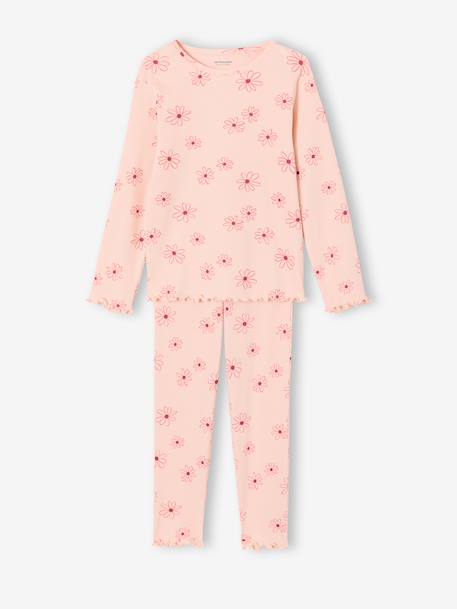 Fille-Pyjama fille à fleurs