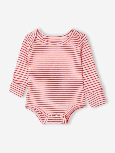 Set body's met lange mouwen met kersen rood - vertbaudet enfant 