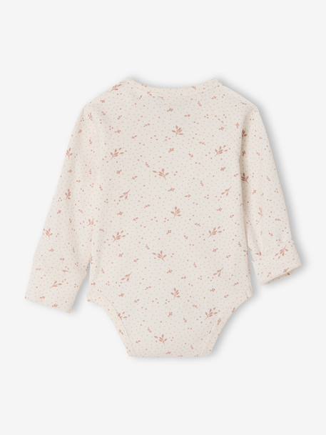 Set van 3 body's newborn met lange mouwen rozenhout - vertbaudet enfant 